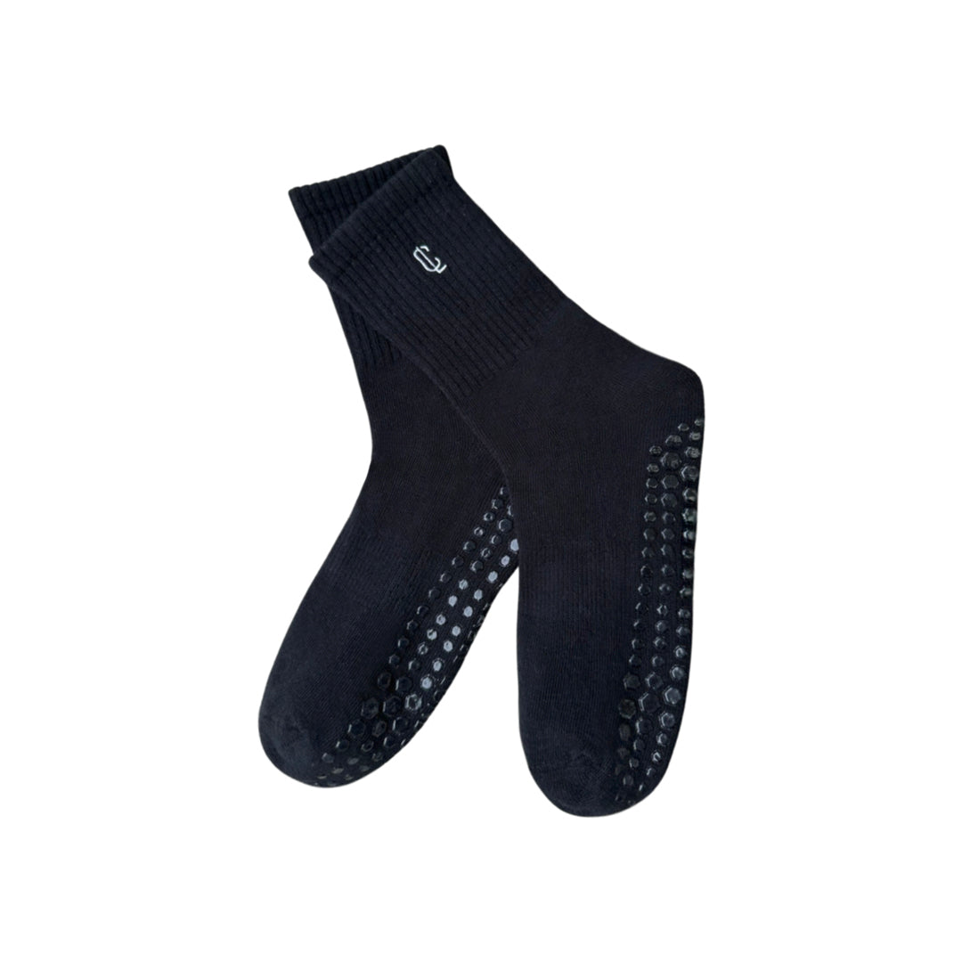 Pilates Grip Socks - Smoke