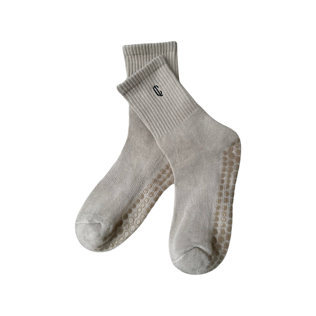 Pilates Grip Socks - Sand