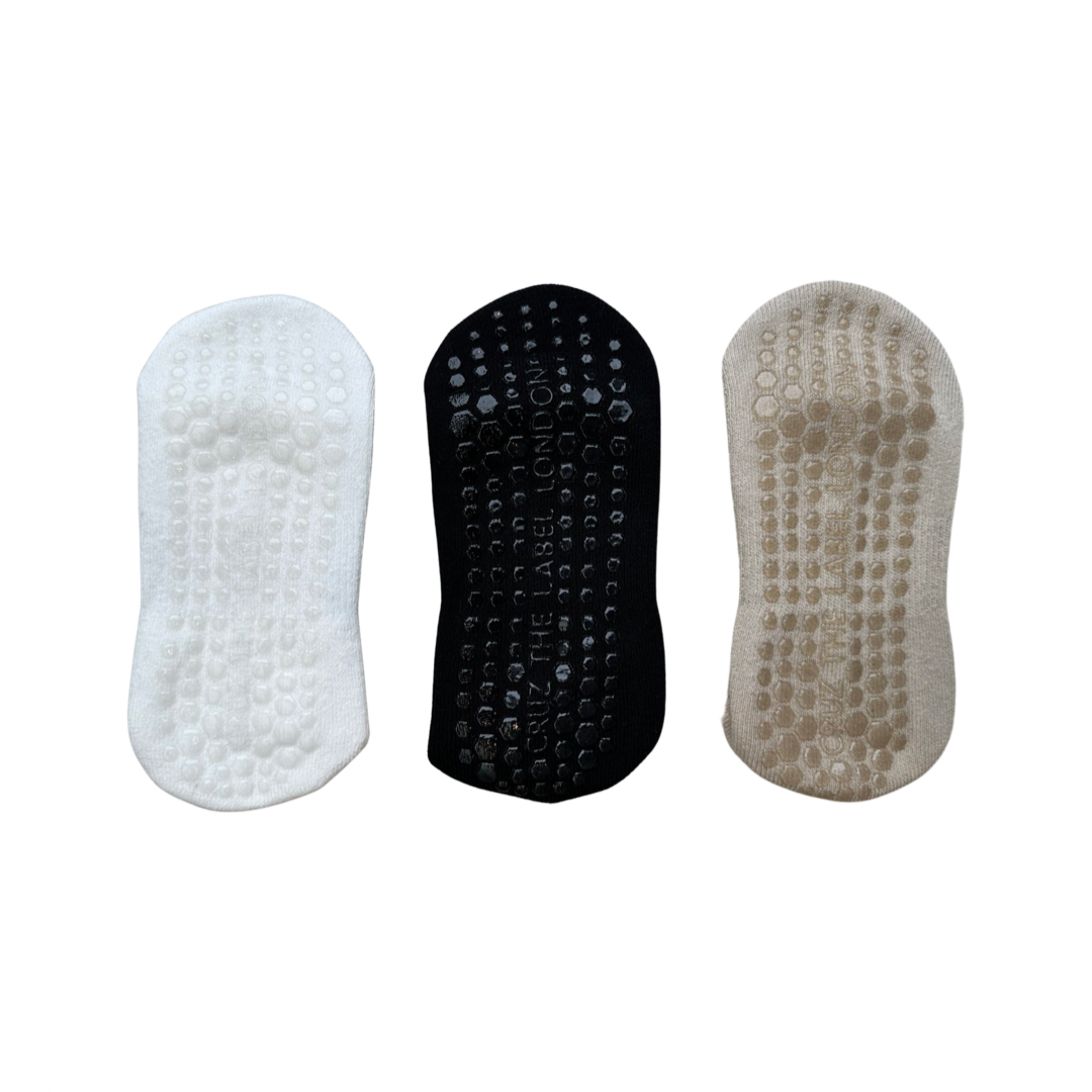 Pilates Grip Socks - Coconut